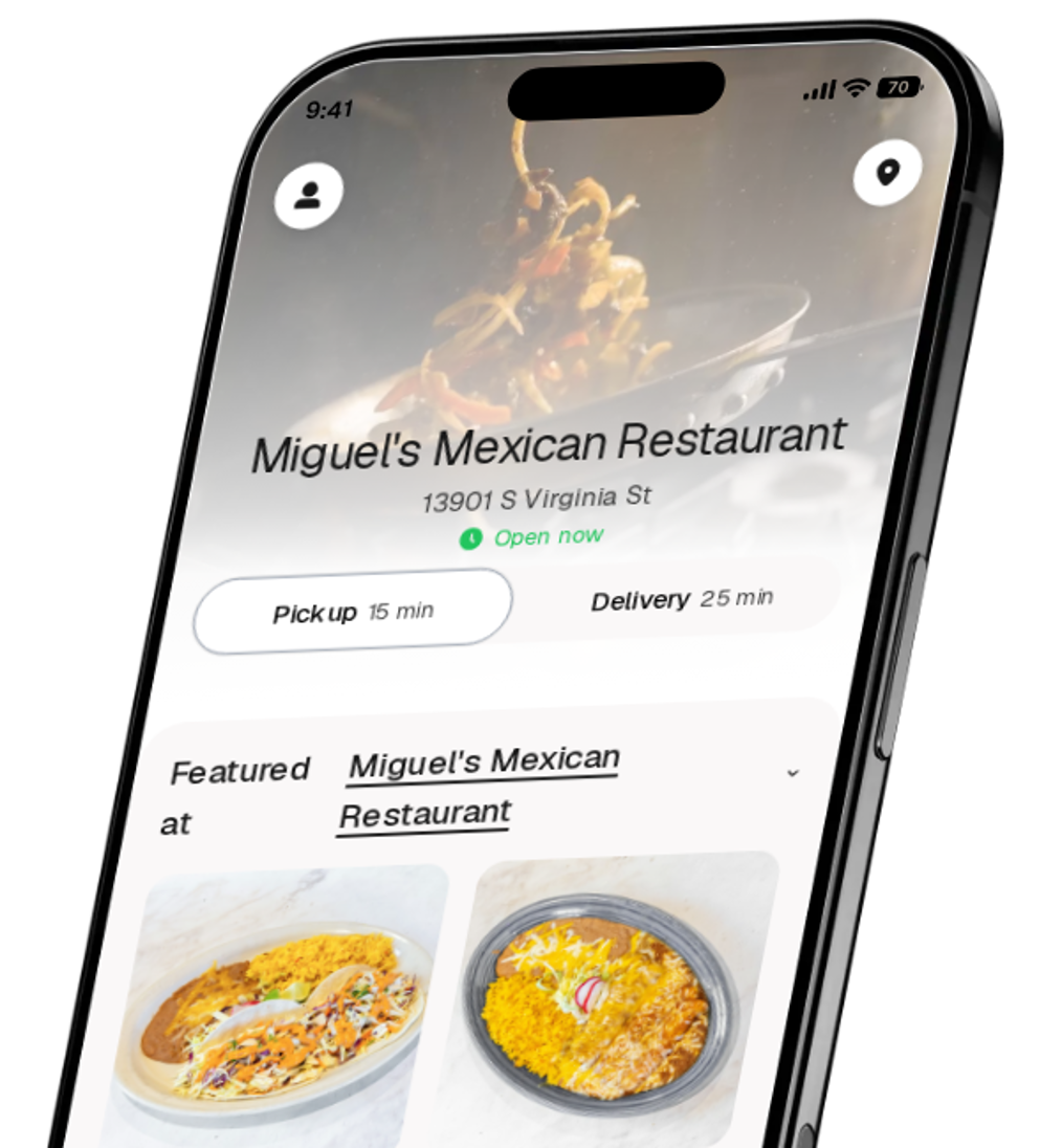 Miguel's Mexican Restaurant app preview