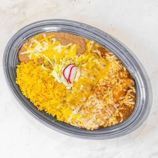 #8. Enchilada and Chile Relleno Combo