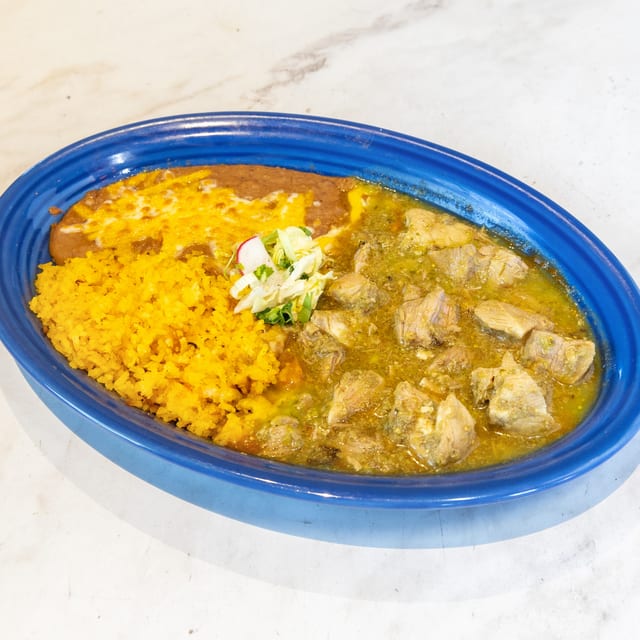 #20. Chile Verde Combo.